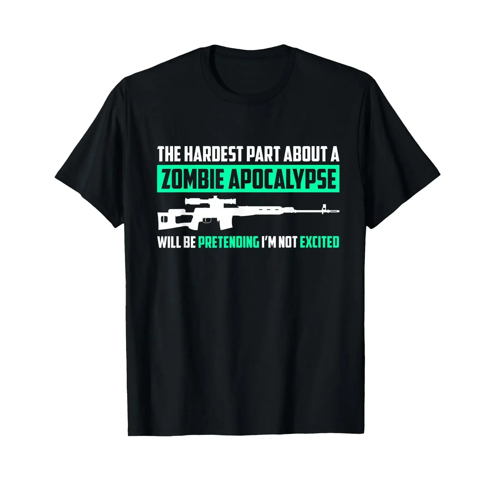 The Hardest Part About a Zombie Apocalypse Funny T Shirt vintage Washed graphic Soft Comfortable Breathable Casual