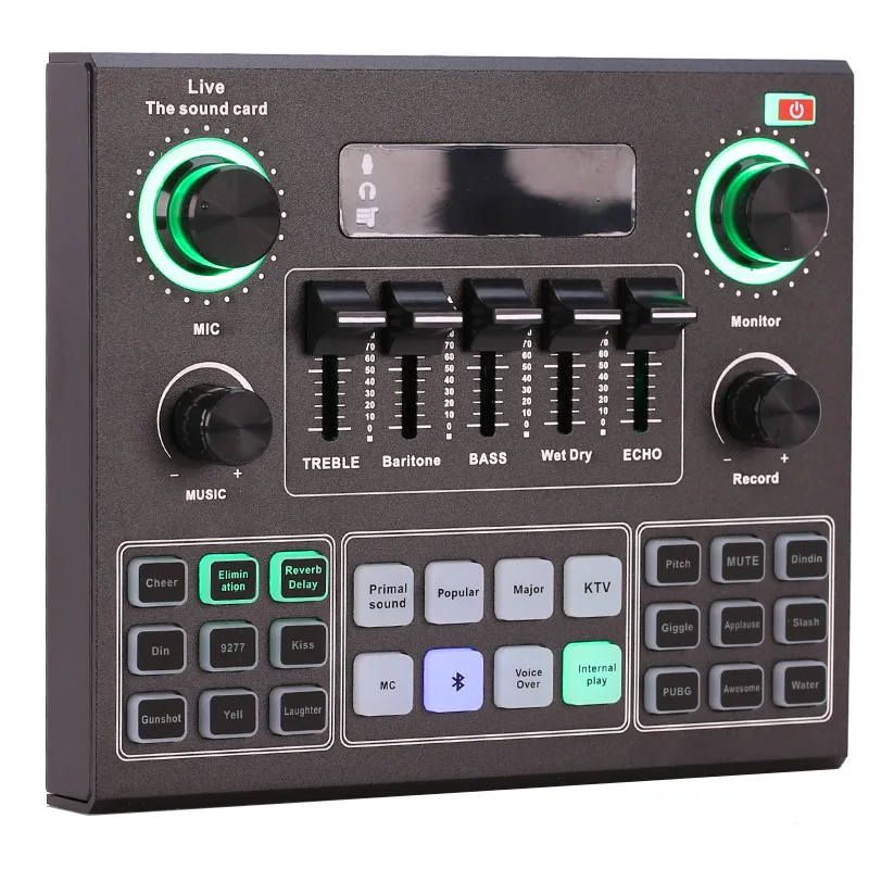 Zehn Artikel TLF Xtuga V9S Hot Selling Plus USB Live Soundkarte o Mixer Soundkarte YouTube Gaming Livestream Aufnahme Lager