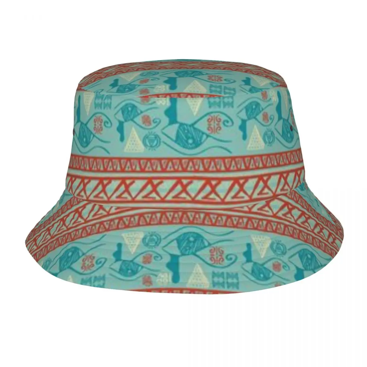 

Fisherman Hat Unisex Bob Cap Tribal Egyptian Ancient Hip Hop Gorros Panama