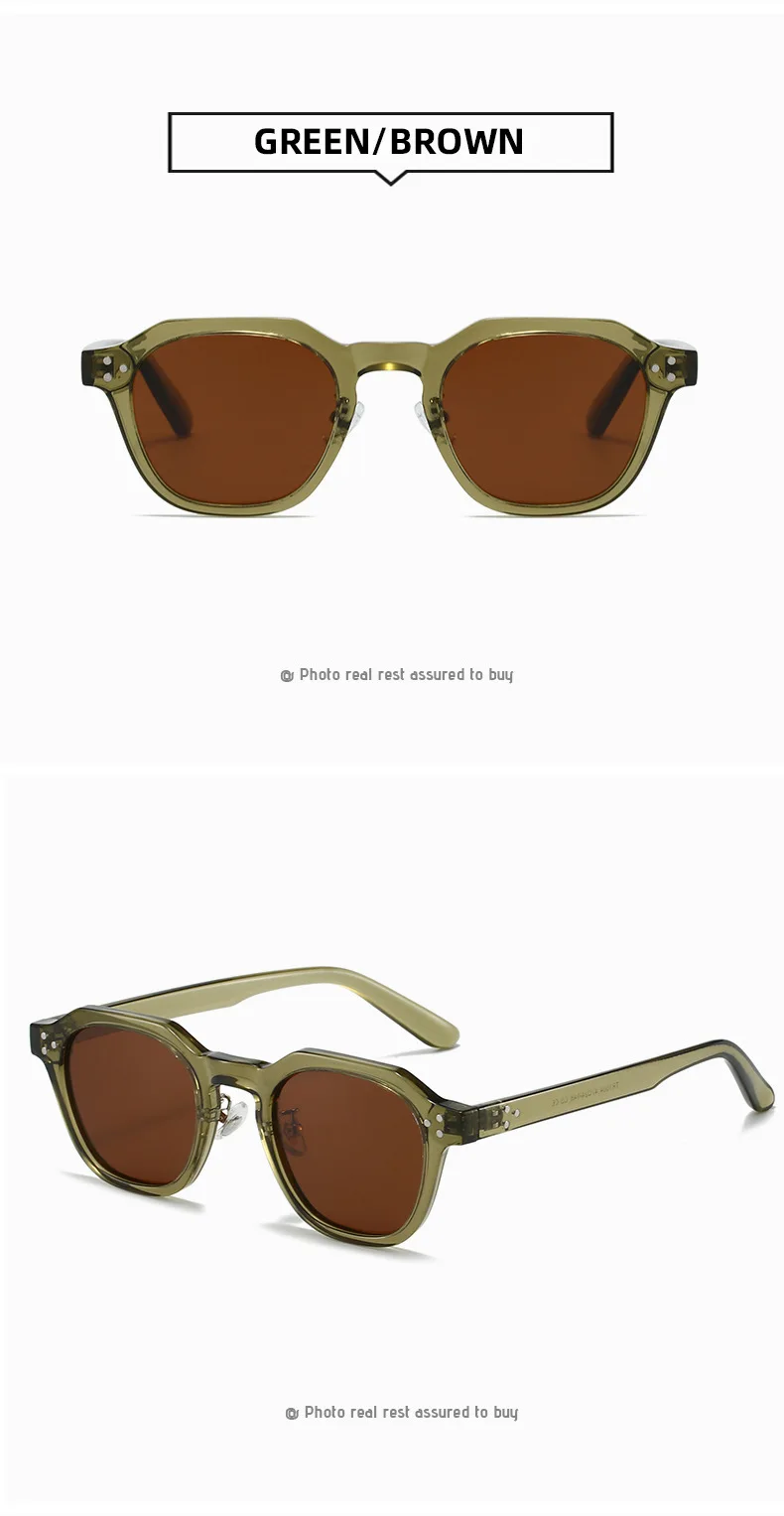 Retro Polarized Sunglasses Men Ultralight TR90 Frame Polygon Women Sun Glasses Outdoor High Quality Travel Eyewear Gafas De Sol