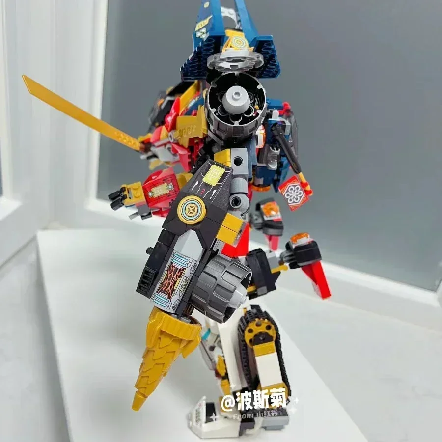 1148 ชิ้น Super ผสม Mecha Building Block รุ่น 4-in-1 เครื่องบินถังหุ่นยนต์ Mecha Building Block ของเล่นของขวัญ