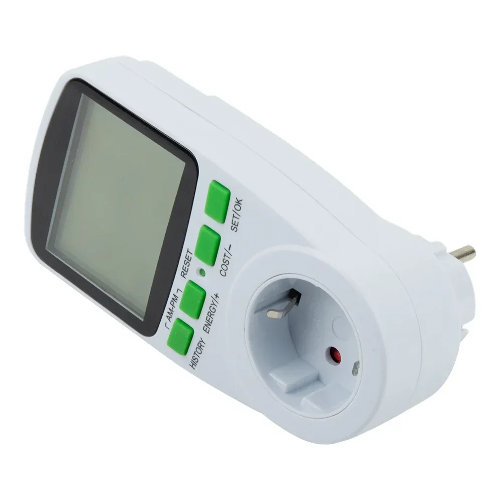 Electricity Current Meter For Measurement Mini PV Mini Solar 230V Digital LCD Wattmeter Power Metering Billing Socket