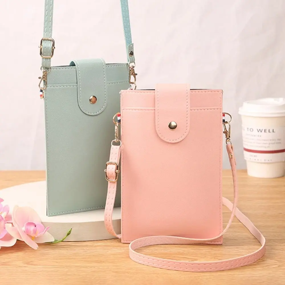 Fashion Small Crossbody Bags Women Mini PU Leather Shoulder Messenger Bag For Girls  Ladies Phone Purse Zipper Flap