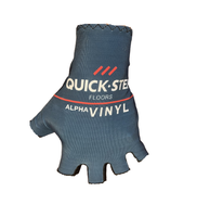 2022 2021 Deceuninck Quick Step TEAM White One Pair Sports Half Finger Cycling Jersey Gloves MTB RoadGel Gloves