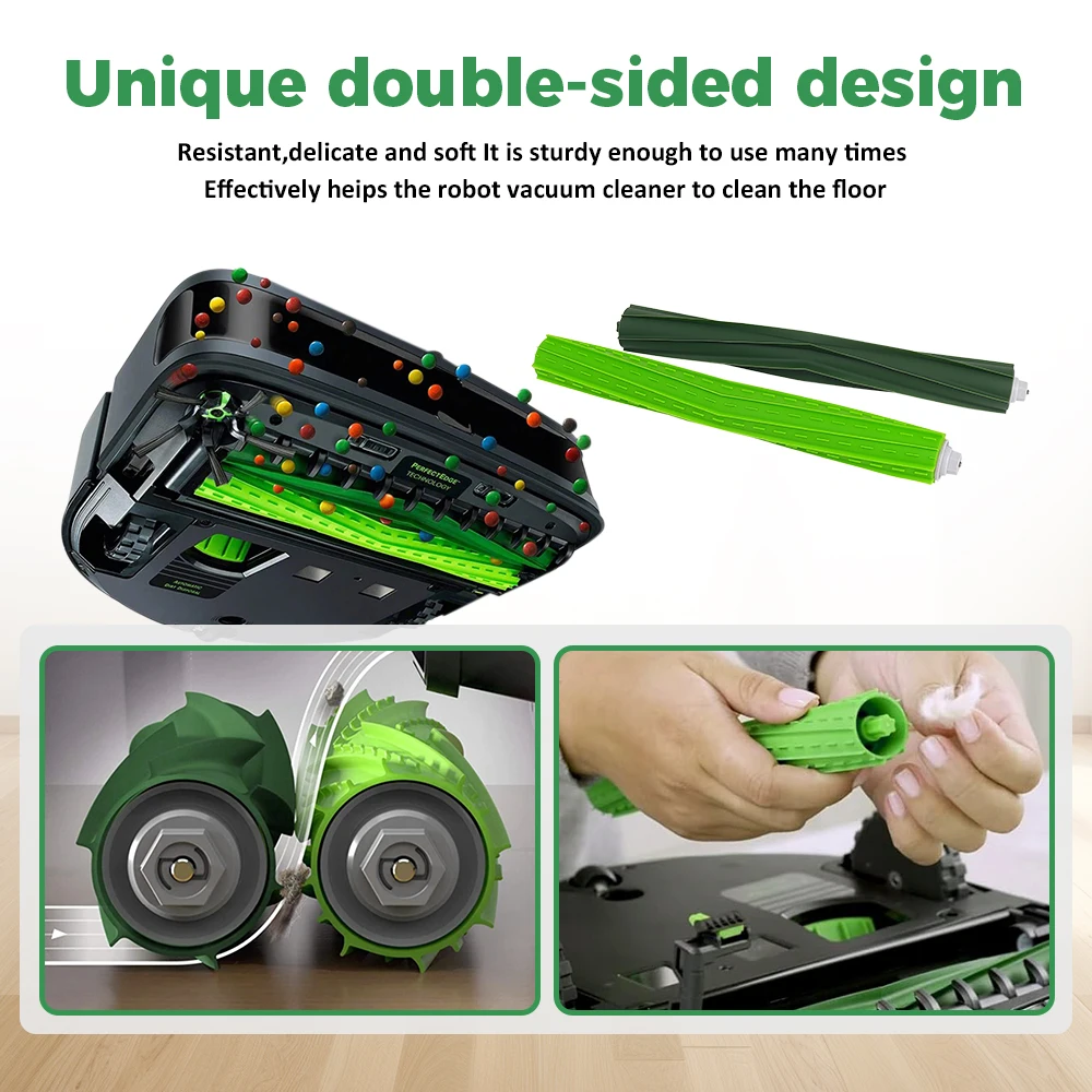 ل iRobot Roomba S9(9150) S9 + S9 Plus(9550) سلسلة مكنسة كهربائية المطاط الأسطوانة فرش فلتر HEPA أكياس مكنسة فرشاة جانبية رئيسية