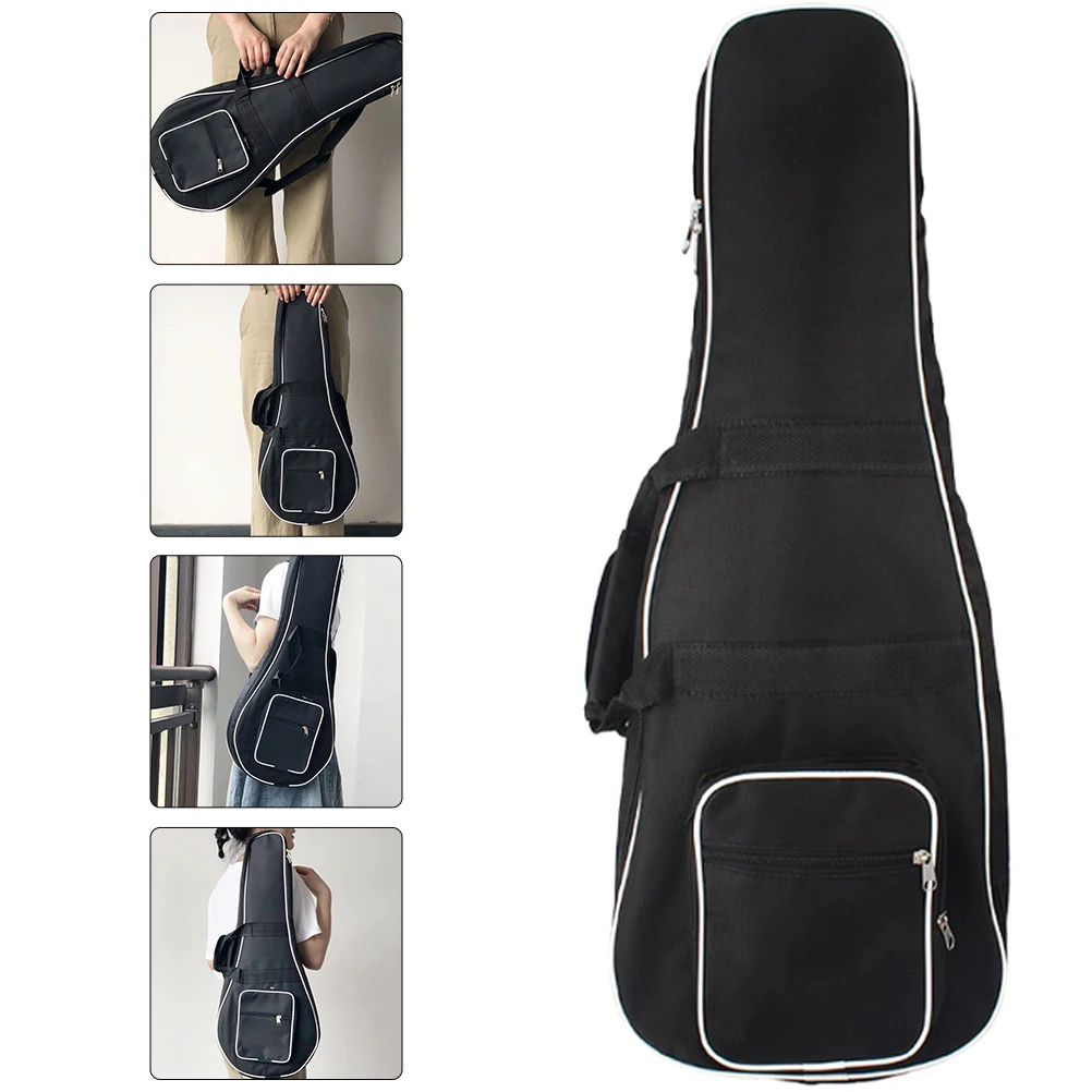

Musical Instrument Carrying Bag Padded Mandolin Backpack Waterproof Oxford Cloth with Large Capacity
