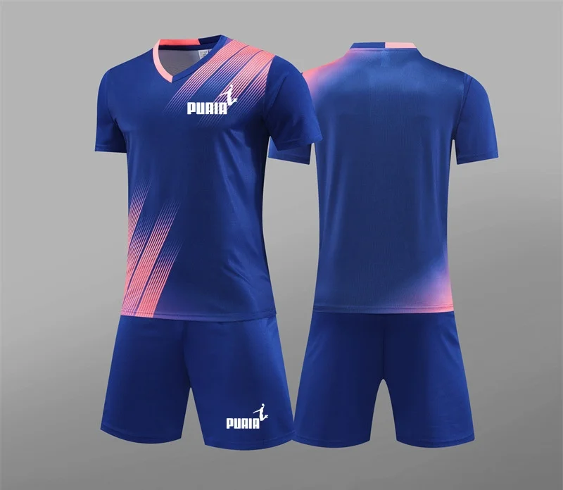 2024 new sports logo men's summer men's tennis short-sleeved T-shirt fashionable and comfortable badminton training set