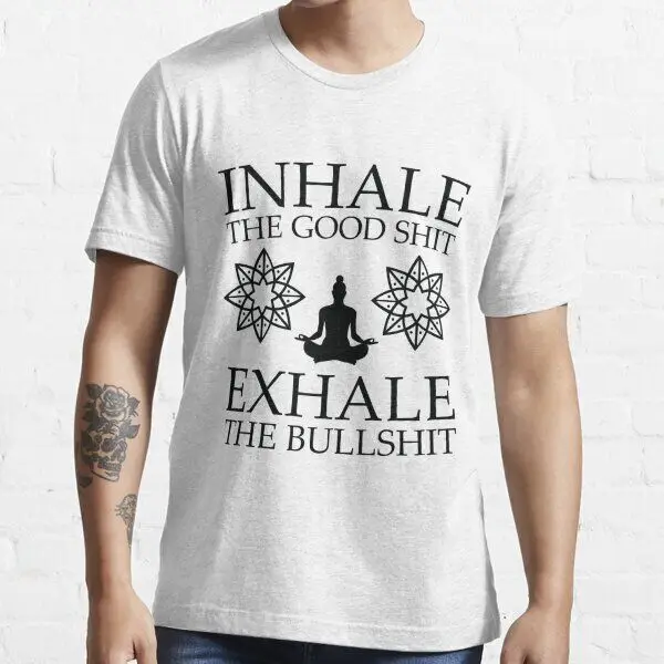 Inhale The Good Shut Essential Cool Tees Funny Vintage White For Men Clothing Women Short Sleeve Tees Unisex Summer