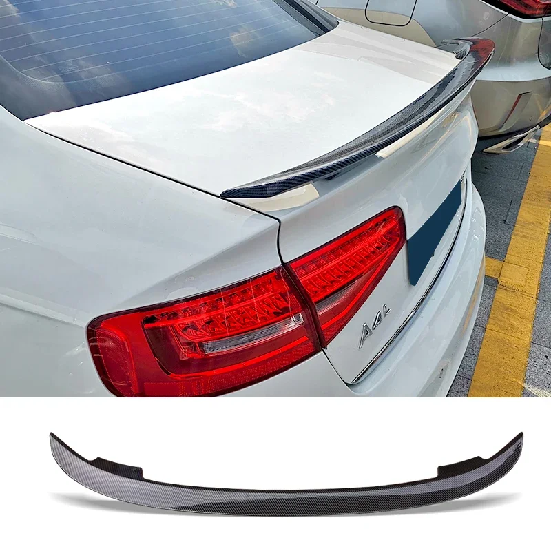 

New！ Trunk Spoiler Carbon Surface MT For Audi A4 B6 B8 B9 Style Car Refit Accessories Rear Wing Universal Type