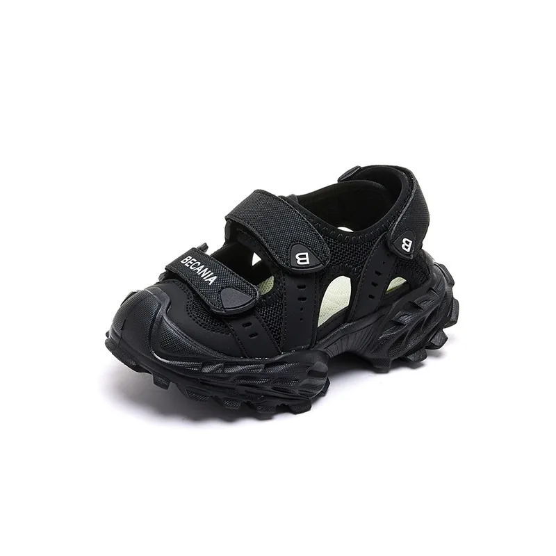 Child Beach Hollow Sandal2026summer New European American Style Child High Heel Casual Men and Women's Non Slip Versatile Sandal