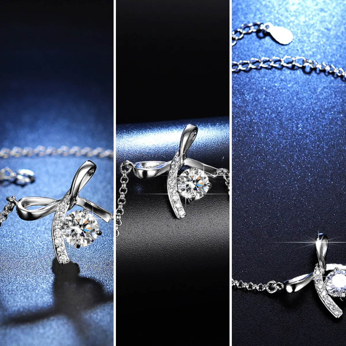 Elegant Korean-Inspired Bowknot Bracelet for Women Featuring Gold-Plated White Copper Base with Artificial Gemstone Accents and