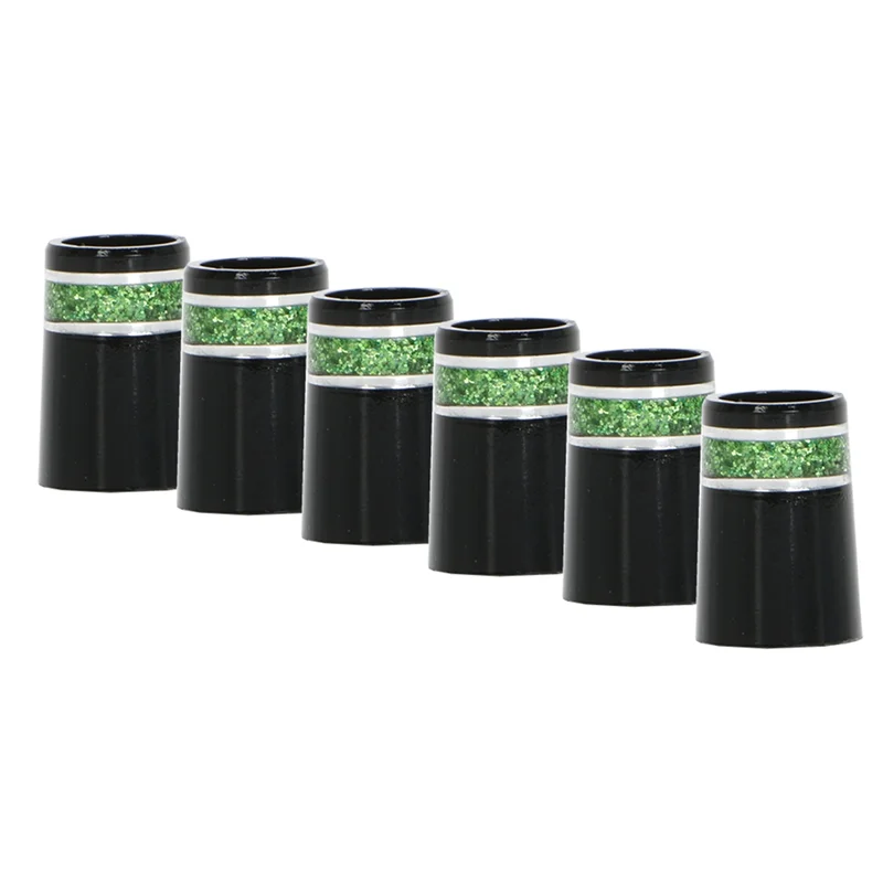 10 Pcs Golf Sleeve Ferrule for Golf Irons Tip Size 0.370 Plastic Golf Ferrules Club Shafts Accessories,Green