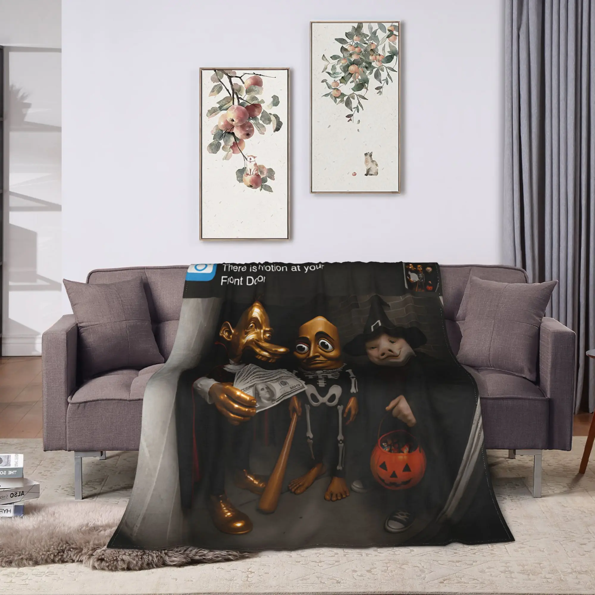 Neegy Meme Funny Internet Brainrot Gen Z Super Soft Blanket For Sofa Home  Funny Throw Blanket Plane Travel Flannel Bedspread