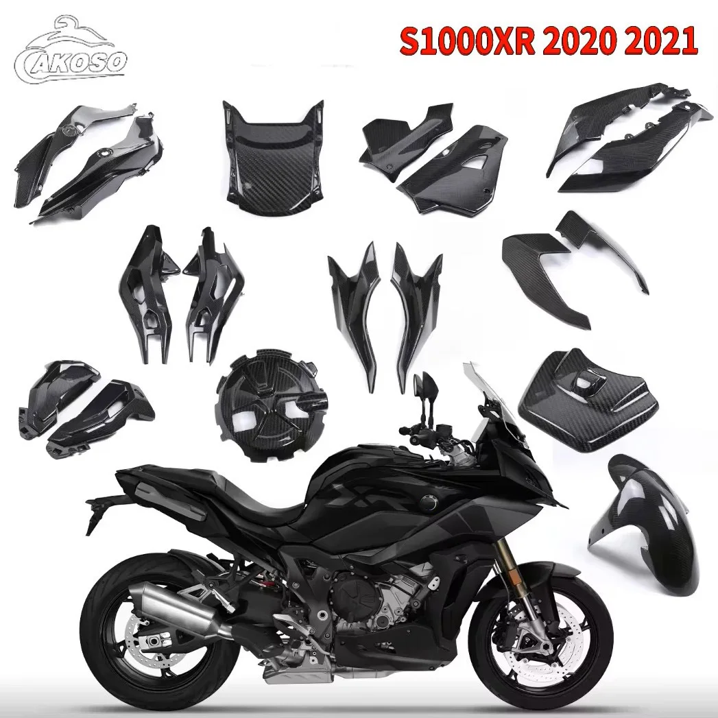 

For BMW S1000XR 2020 2021 Carbon Fiber Full Fairing Kit Motorcycle Full Body Cowling Cover Panel Set