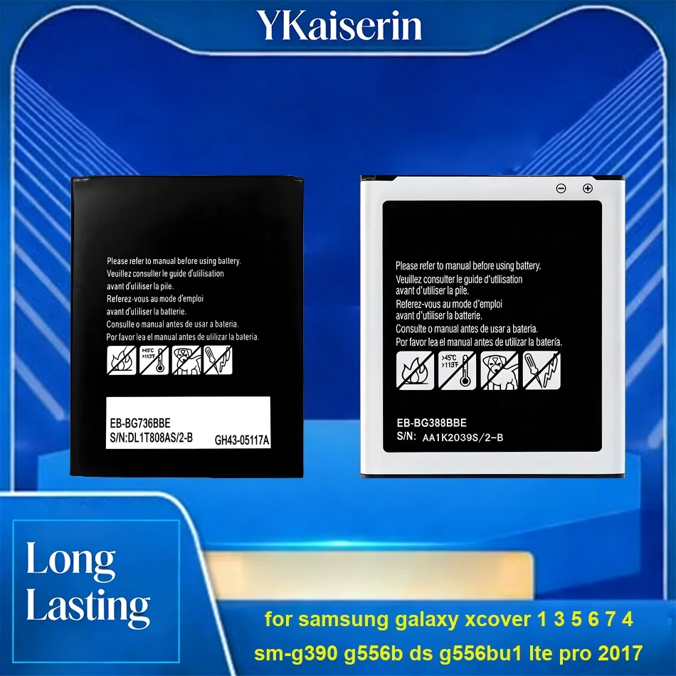 Battery For Samsung Galaxy Xcover 1 3 5 6 7 4 SM-G390 g556b DS g556bu1 Lte Pro 2017 EB485159LU EB485159LA