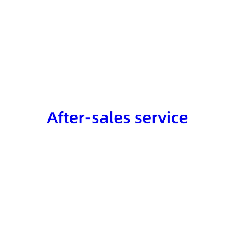 

After-sales service