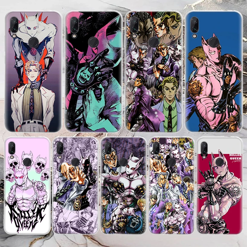 Anime JoJo Killer Queen Soft Phone Case For Xiaomi Mi 12T 11T 10T 9T 11 10 Lite 12 Pro 12X 11i 9 8 13 5X 6X Ultra Pattern Housin