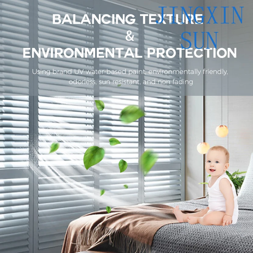 Basswood Wooden Decorative Window Planation Shutters Horizontal Paint Stainlour Louver