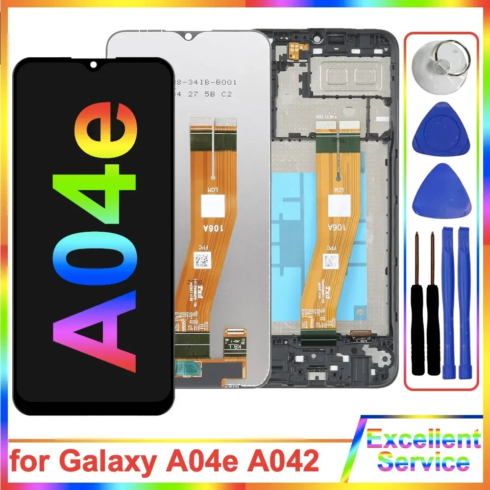 

6.5'' Display for Samsung A04e A042F LCD Display Touch Screen Digitizer Assembly Replaement for Samsung A042 LCD A042M Display