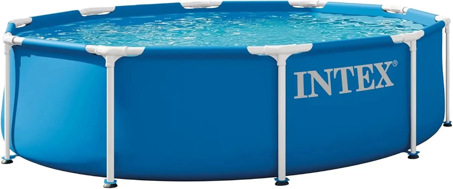 

Наземный каркасный бассейн 10 футов x 30 дюймов с фильтрующим насосом 330 GPH, устойчивый к проколам и ржавчине, объем 1185 галлонов