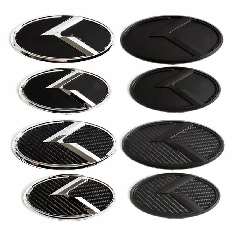 Car Sticker 1pcs 3D ABS Car Front Hood Rear Trunk Logo Emblem Badge Stickers for Sportage Sorento Optima Forte Rio Stinger