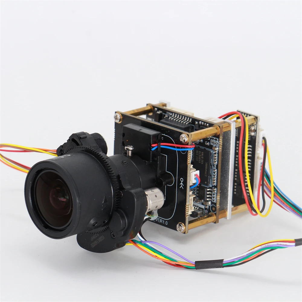 

1/1.8" IMX385+Hi3516AV300 3.6-11mm Lens Motorized Zoom IP Module Camera Mobile Phone Monitoring(optional) SIP-K385A-3611