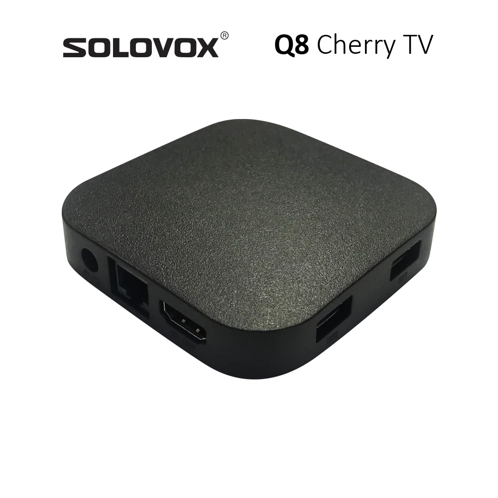 SOLOVOX 2023 Q8 CherryTV Live Android 11 TV BOX 4G 32G S905Y4 Quad Core 5G MIMO WiFi Dual Stalkermac ATV AV1 4K decodificador