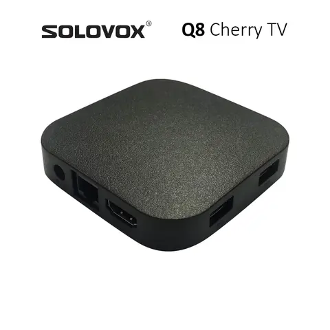 SOLOVOX 2023 Q8 CherryTV Live Android 11 TV-BOX 4G 32G S905Y4 Fyrkärnig 5G MIMO Dubbel WiFi Stalkermac ATV AV1 4K-dekoder 8 best sales solovox - №1