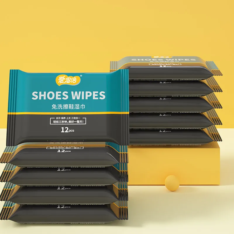 Shoes Cleaning Wipes 12 Count(Pack of 10)