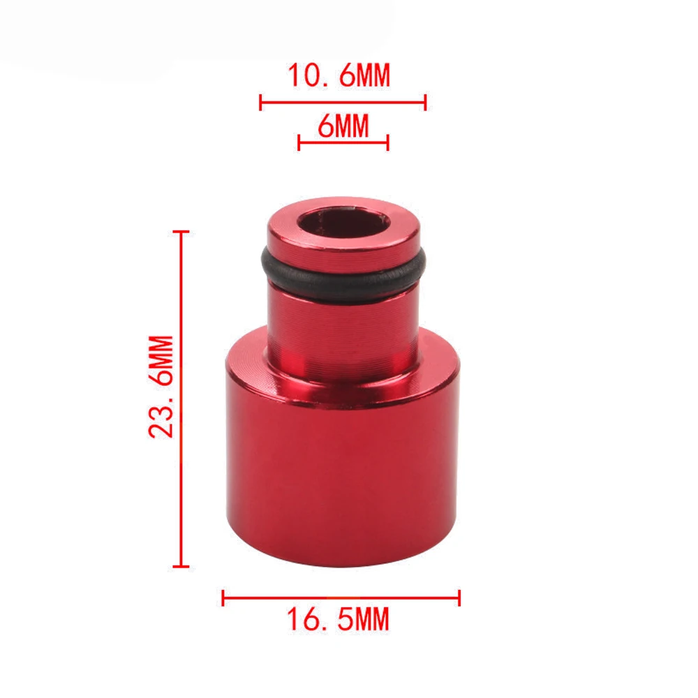 4pcs CNC Billet Aluminum Fuel Injector Top Hats Adapters For Honda Civic Acura RDX Injectors to B16 B18 D16Z D16Y Engines