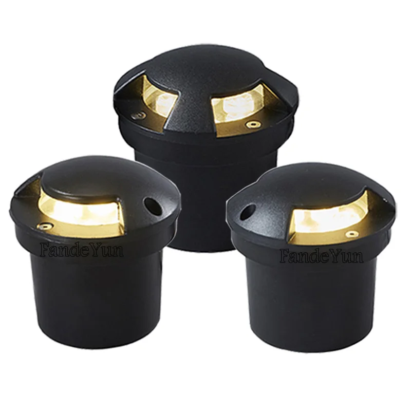 LED Garden Light Spotlights Outdoor Waterproof Recessed Underground Lamp Floor Landscape Lighting IP67 AC110V220VDC12V 3W 6W 10W