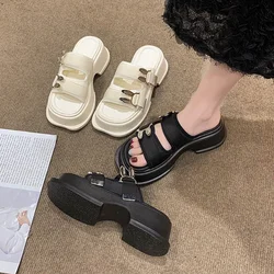 New Summer Fashion Ladies Platform Bottom Open Toe Fashion Slippers Casual Sexy Party Banquet High Heel Women's Sandals NO:8199