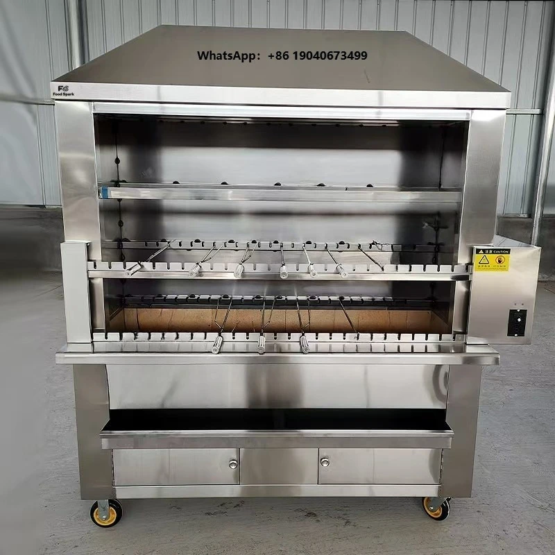 Commercial Lamp Mutton Pork Rotisserie Bbq Smoker Gas Grill for Roasting Meat Pig Roaster Charcoal Gas BBQ Grill XH
