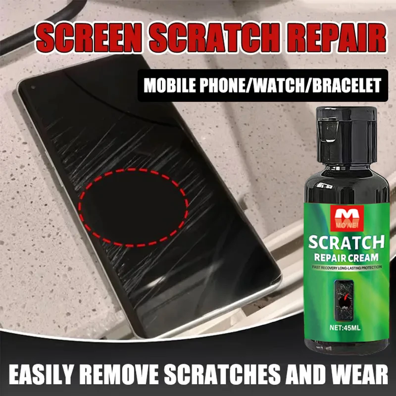 Screen Scratch Repair Paste - Professional Formula Removes Fine Scratches from Phone Screens, Tablets, Smartphones, Laptops