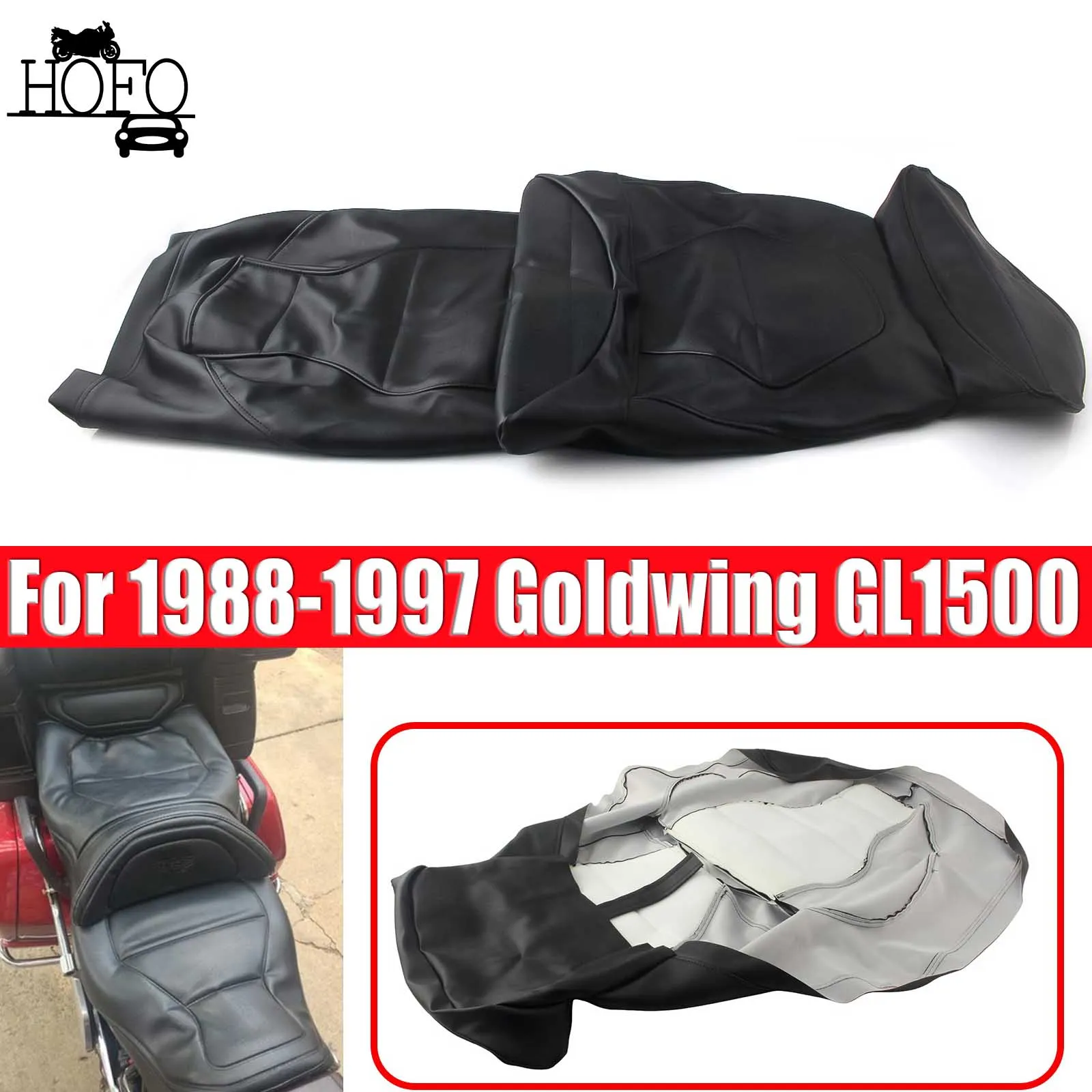 For 1988-1997 Goldwing GL1500 Replacement One Piece Seat Cover