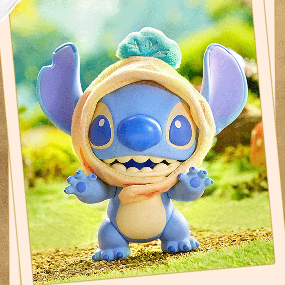 MINISO Disney Stitch, caja sorpresa de transformación genial, modelo de figura de Anime, juguetes de muñeca, decoraciones de escritorio, caja ciega, regalo de cumpleaños