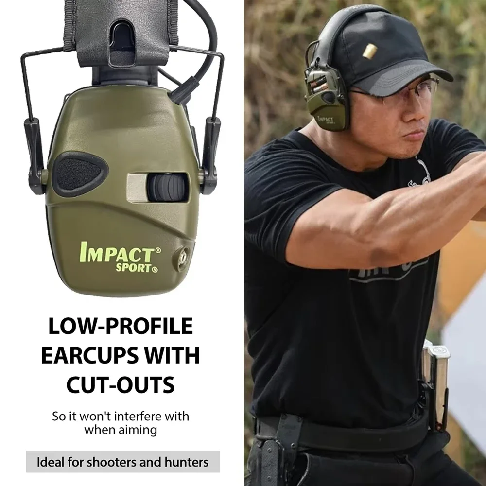NEW Tactical Electronic Shooting Earmuff Anti-noise Headphone Sound Amplification Hearing Protection Headset Foldable Earmuffs