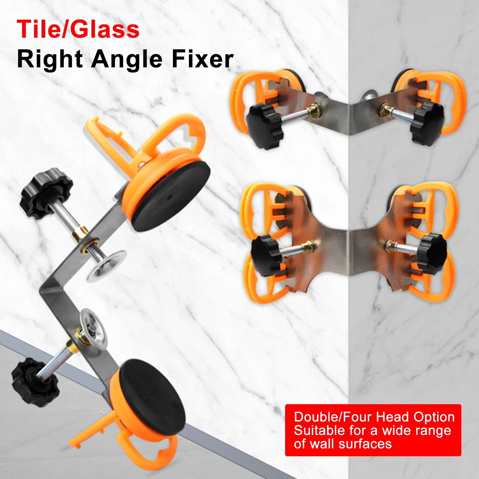 90 Degree Countertop Seam Setter Right Angle Stone Setter Installation Tool Stainless Steel for Granite Marble Glass