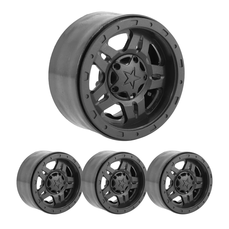 4 SZTUK Plastikowe felgi Beadlock 2.2 do gąsienic 1/10 RC Axial SCX10 Wraith Capra RR10 Traxxas TRX4 D90