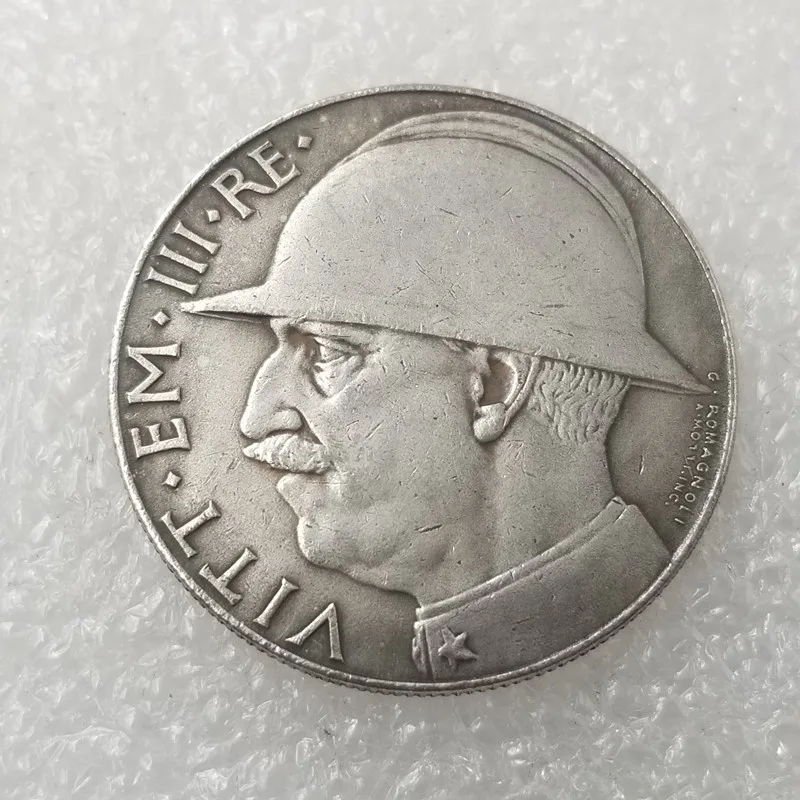 1928 monedas de plata italianas moneda conmemorativa decoración del hogar moneda mágica medalla álbum Crypto desafío monedas regalos de navidad # 1388