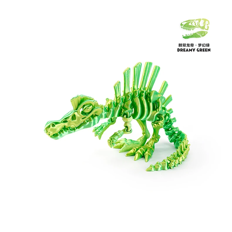 3D-Gedrucktes Rückengriff-Drachen-Ornament Dinosaurier-Serie Lustiges Ornament Handgefertigtes Skelett-Simulations-Ornament – Detail 15