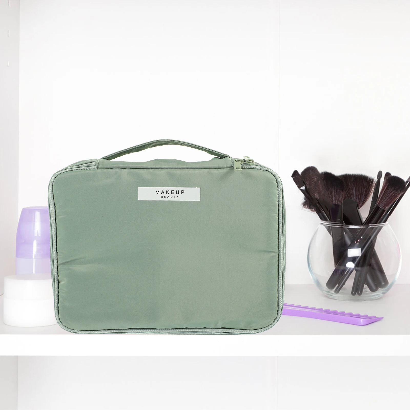 

Large Capacity Waterproof Bag Storage ganizer Polyester Travel Makeup Bags Scratch Resistant Durable Portable