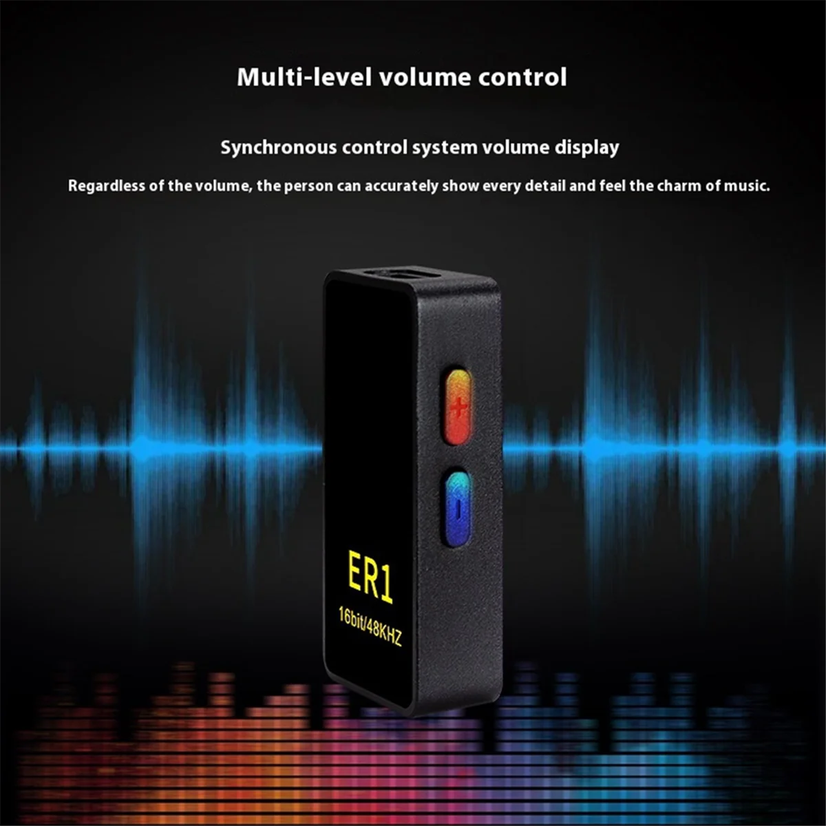 2025 + مضخم ضوت سماعات الرأس HIFI فك بطاقة صوت الهاتف 16bit/48 كيلو هرتز وحدة فك ترميز الصوت المحمولة لـ //IOS/Android #4