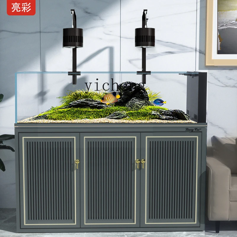 

M3-20 Bottom Filter Landscape Super White Glass Bottom Filter Fish Tank Stream Side Overflow Ecological Fish Tank