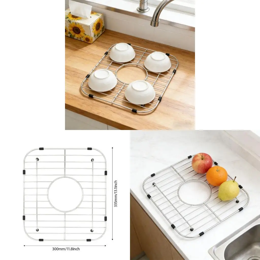 

G8TB Открытая сетчатая защита для раковины. Поддон для оттаивания. Стальная решетка для раковины. Улучшает дренаж для посуды в