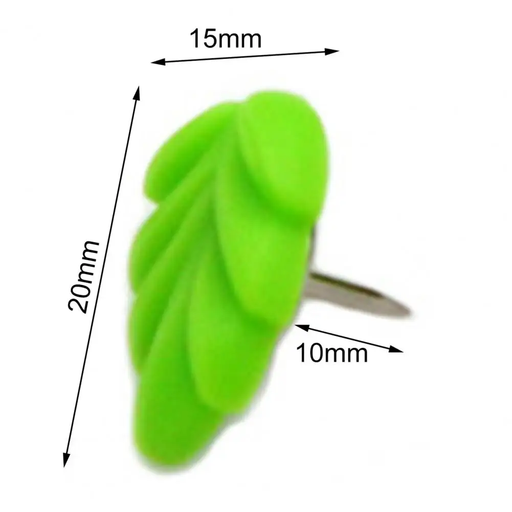 دبابيس دفع متعددة الأغراض لوحات الفلين ، شكل ورقة عملية ، لوحة الرسائل ، دبابيس دفع لطيف الصورة ، اللوازم المدرسية ، 20 قطعة