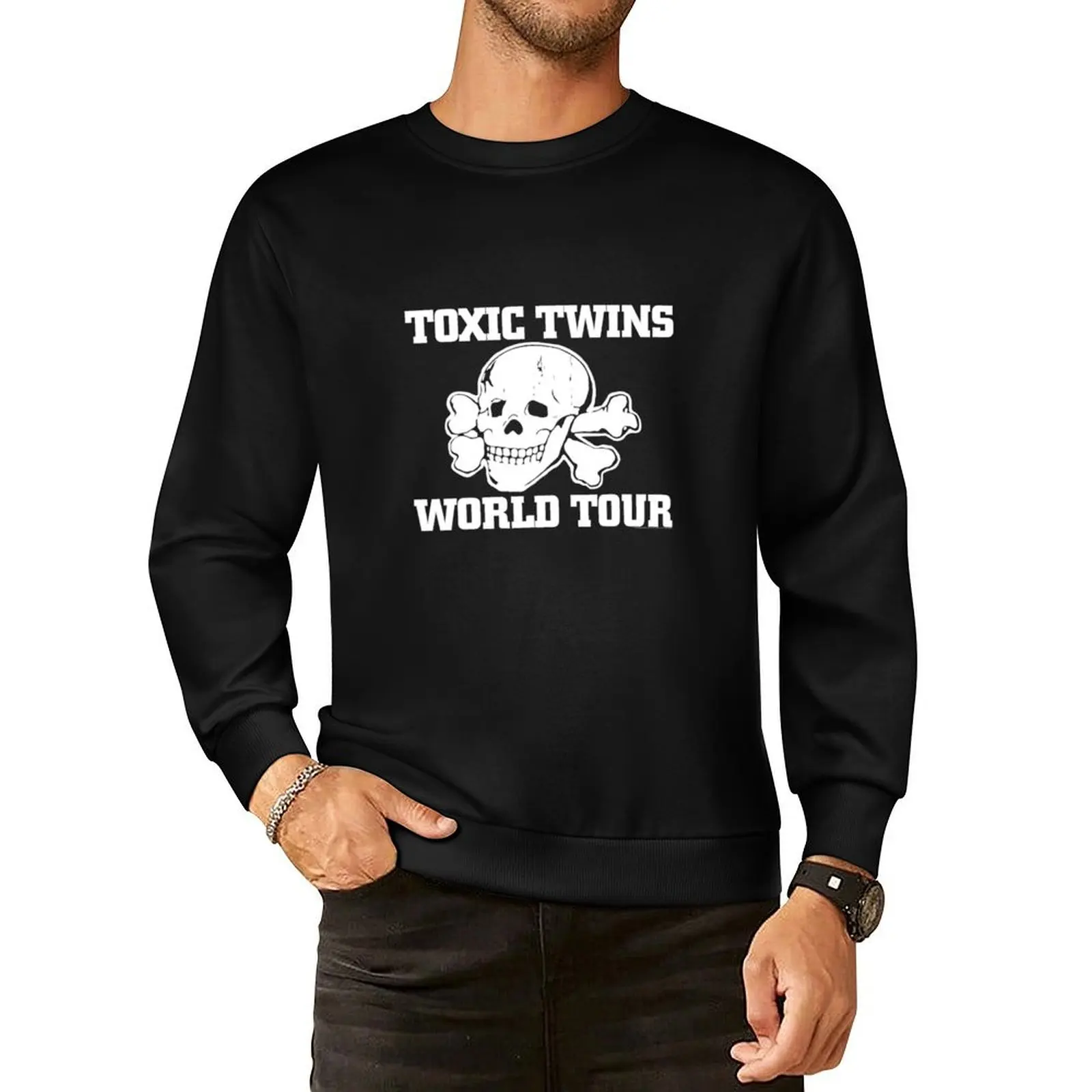 

Toxic Twins World Tour Pullover Hoodie streetwear men hooded shirt men clothes aesthetic sweatshirts