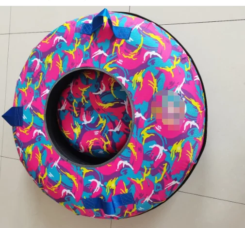 

70 см детские снежные горки, сверхмощные резиновые надувные детские снежные буксируемые лыжные санки, трубка