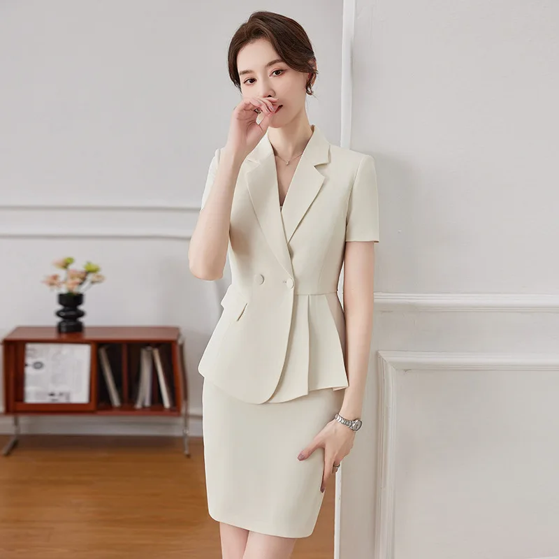 Formal Elegant Business Suits OL Styles with Pants and Jackets Coat Women Office Work Wear Spring Summer Professional Blazers