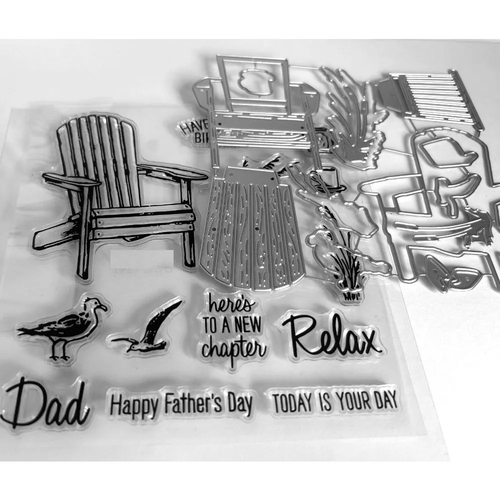 Nuevos Sellos Transparentes y Troqueles de Coche 'Ready Set Go' para Suministros de Scrapbooking, Decoración de Papel, Creación de Tarjetas DIY, Material para Scrapbook y Manualidades